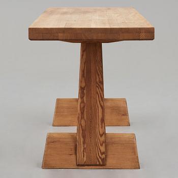 Axel Einar Hjorth, an "Utö" stained pine console table, Nordiska Kompaniet, Sweden 1930's.