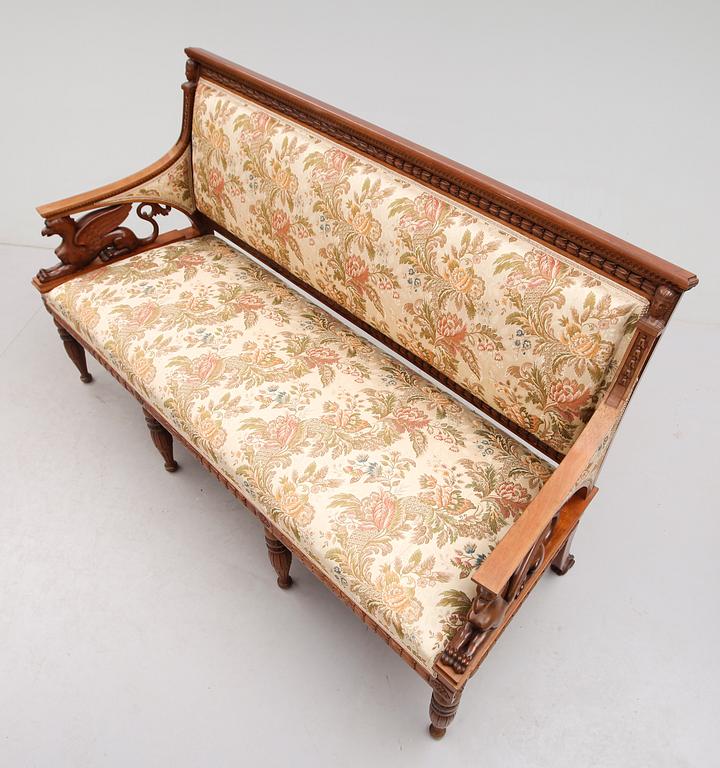 SOFFA, empirestil, 1900-talets början.