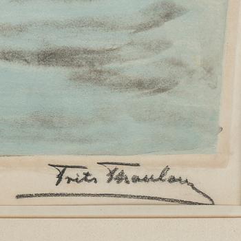 FRITS THAULOW, etching signed and numbered N 85.