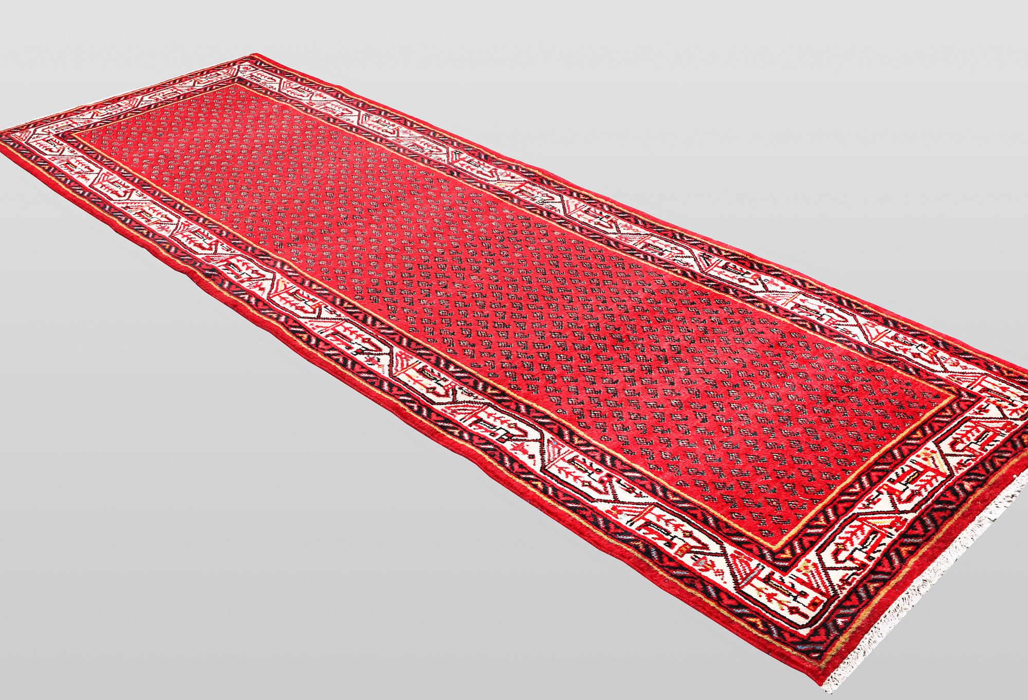 Gallerimatta, Sarouk - Mir, ca 312 x 106 cm.