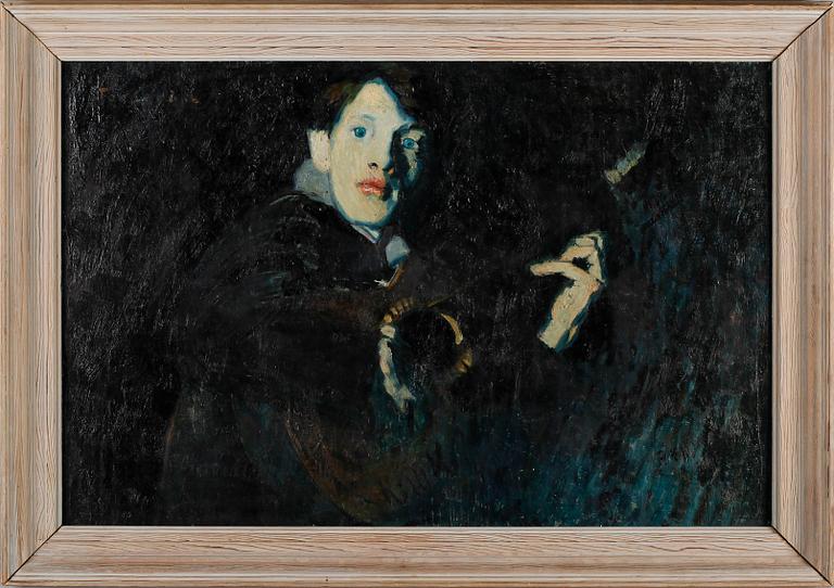 RODOLPHE FORNEROD, olja på duk, signerad.