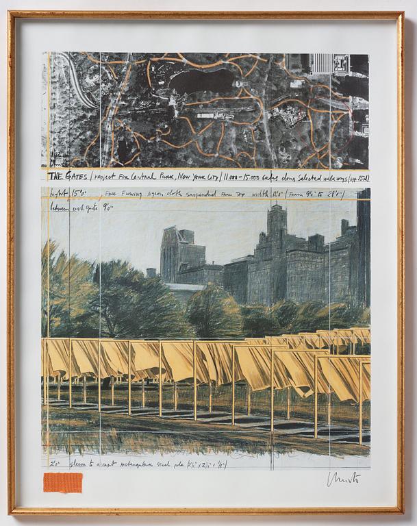 Christo & Jeanne-Claude, "The Gates (Project for Central Park, New York City)".