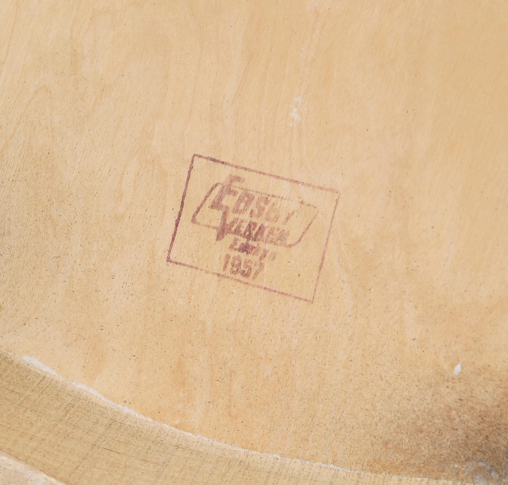 STOLAR 4 + 2 st OCH PALL, "Fanett", Ilmari Tapiovaara, Edsbyverken, 1900-talets andra hälft.