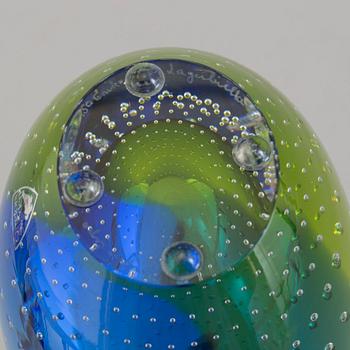 ERIKA LAGERBIELKE, vas, glas, Orrefors Expo, signerad, numrerad 5143-21, 1999.