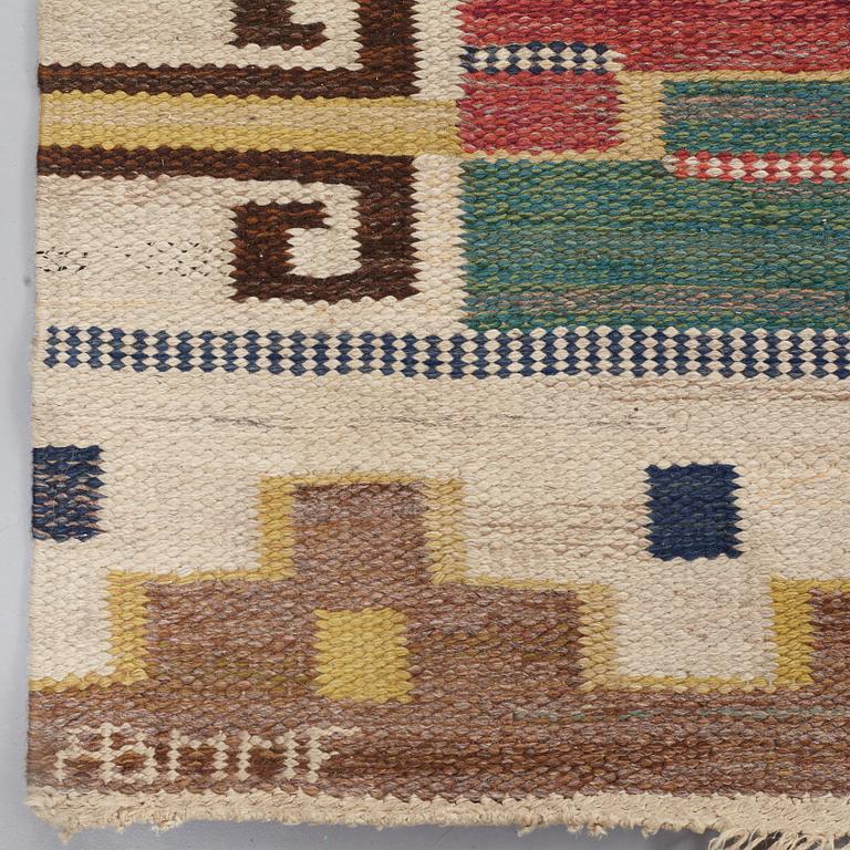 Märta Måås-Fjetterström, A CARPET, "Blå heden", flat weave, ca 250,5 x 170,5 cm, signed AB MMF.