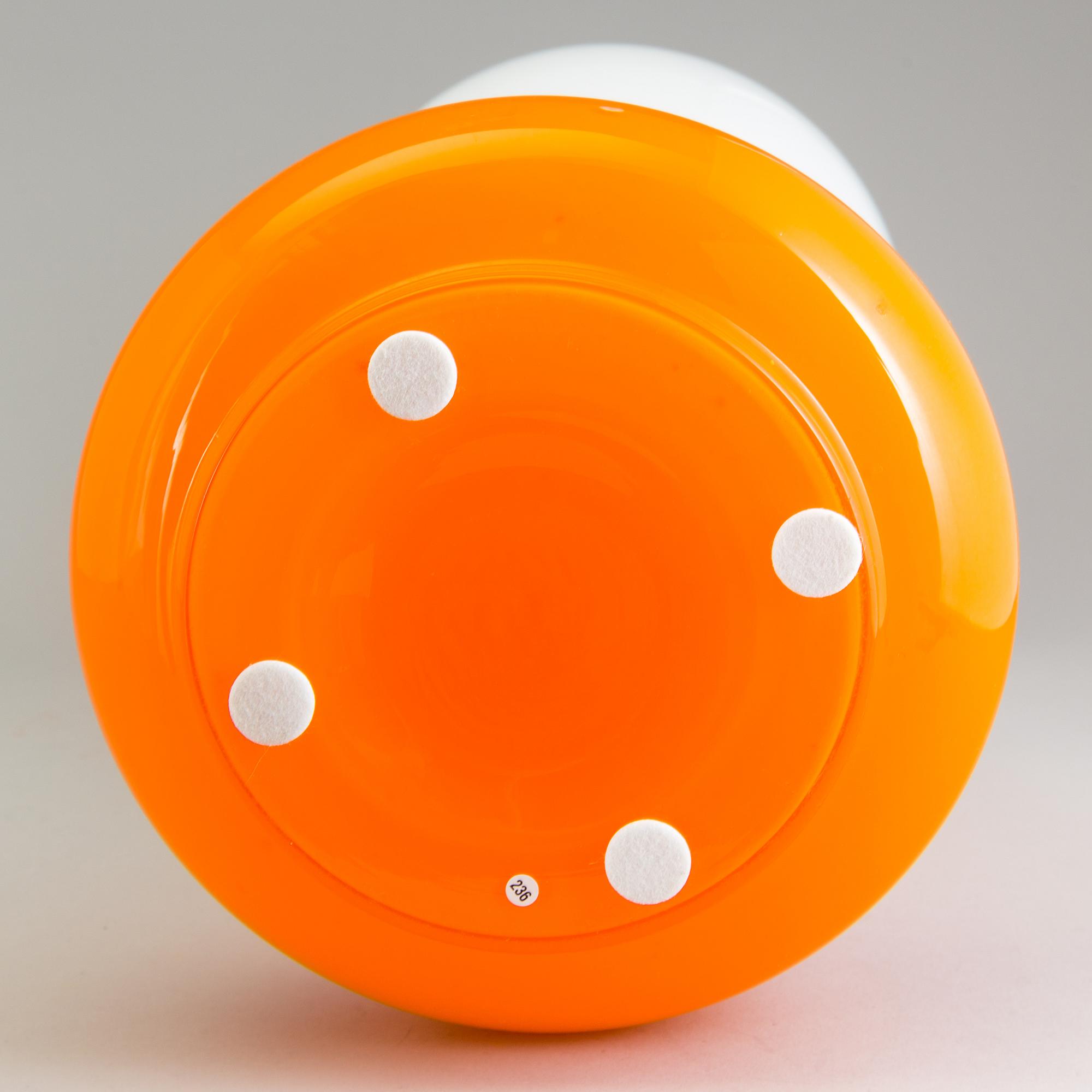 A glass table lamp by Carlo Nason for Mazzega 1960/70s.