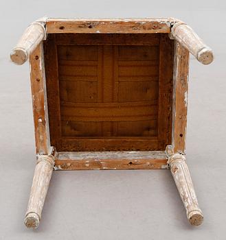 TABURETT, gustaviansk, 1700-talets slut.