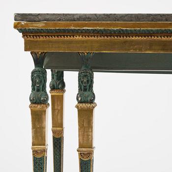 Konsolbord, Stockholmsarbete, omkring år 1800, Sengustavianskt.