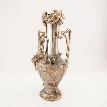 Vase Art Nouveau new silver.