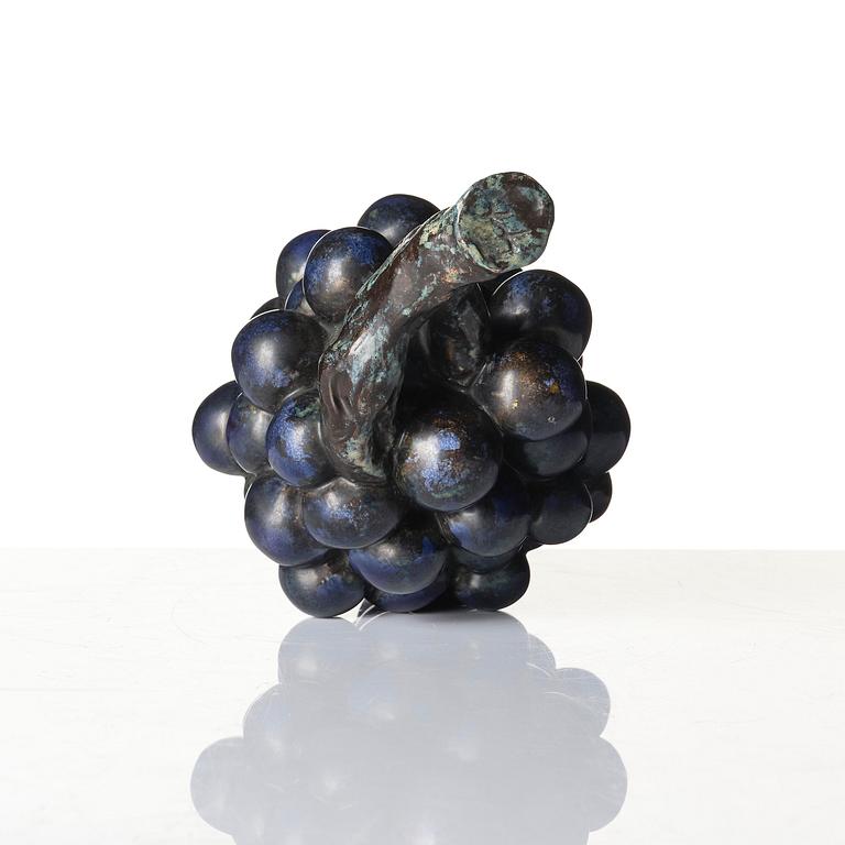 Hans Hedberg, a faience sculpture of a bunch of grapes, Biot, France.
