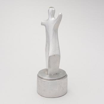 An aluminium sculpture, signed and numbered 5/7, dated -85.