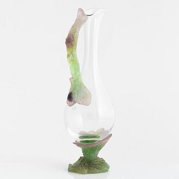 Carafe, glass, Daum, France, latter half of the 20th century.