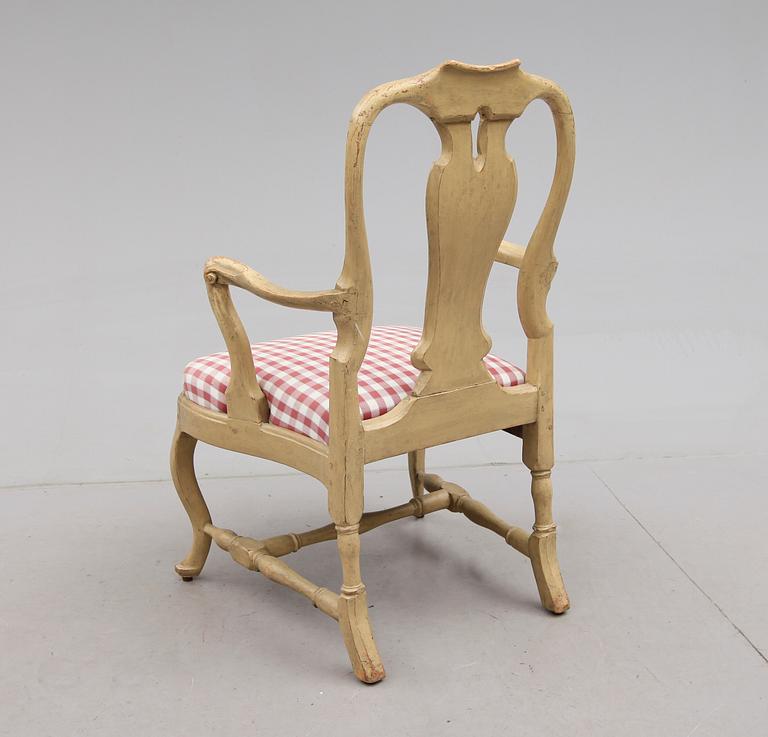 KARMSTOL, rokoko, 1700-tal.