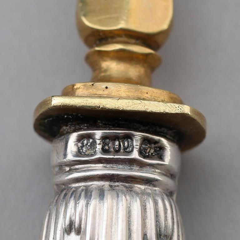 SERVERINGSBESTICK, 13 delar, silver.