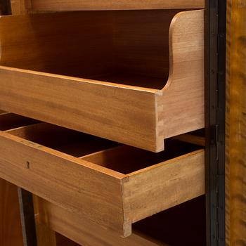 Otto Schulz, A Swedish Modern stained birch cabinet, probably Otto Schulz for Boet, 1930's.