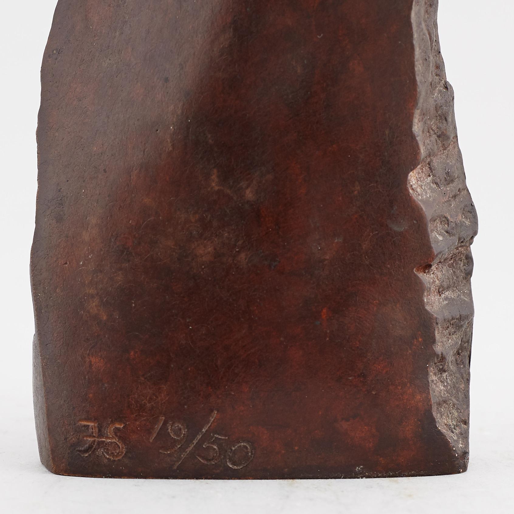 JØRGEN HAUGEN SØRENSEN, skulptur. Brons. Sign och numr 19/50. Höjd 26,5 cm.
