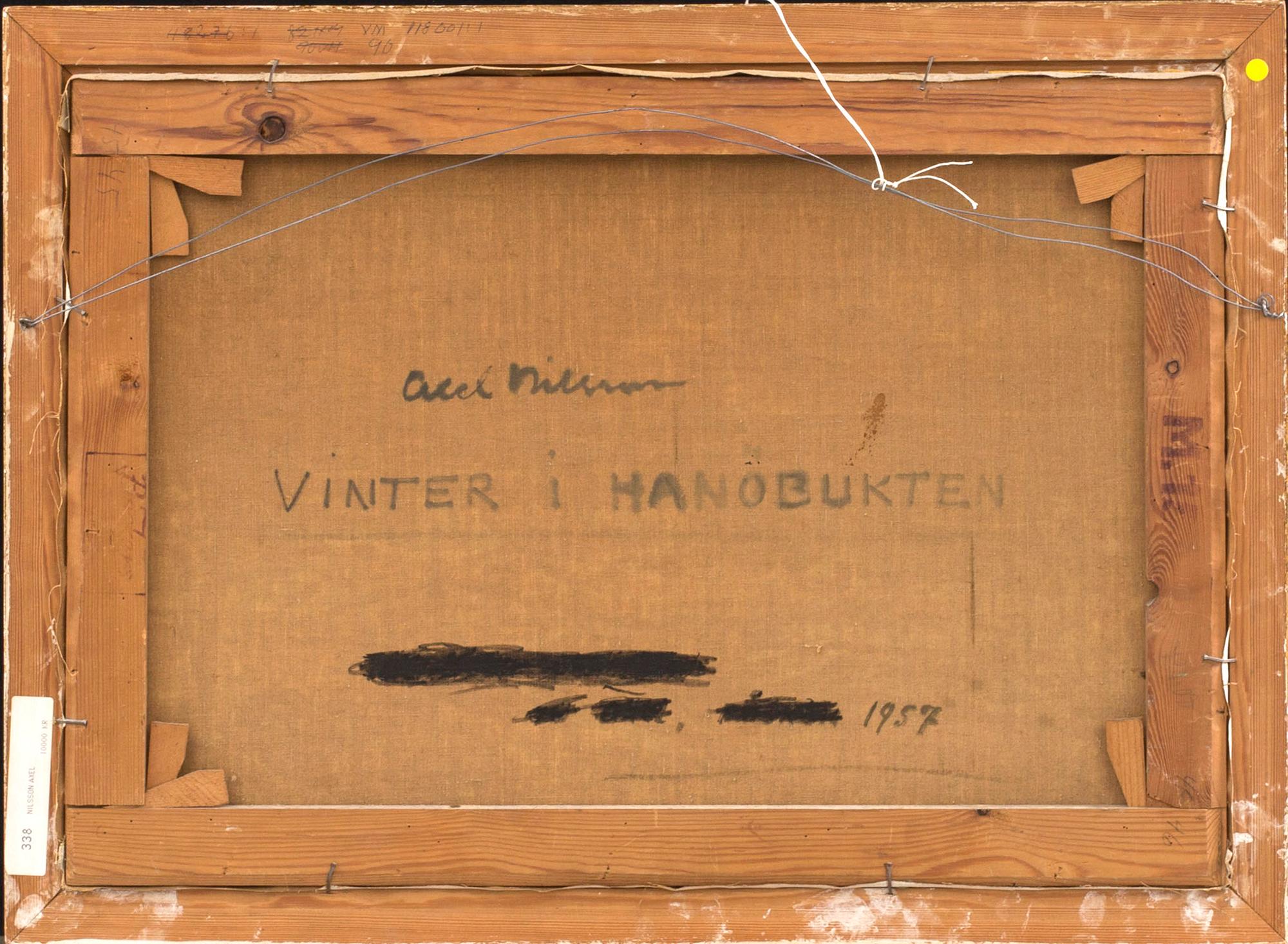 AXEL NILSSON, oil on canvas. Signed.