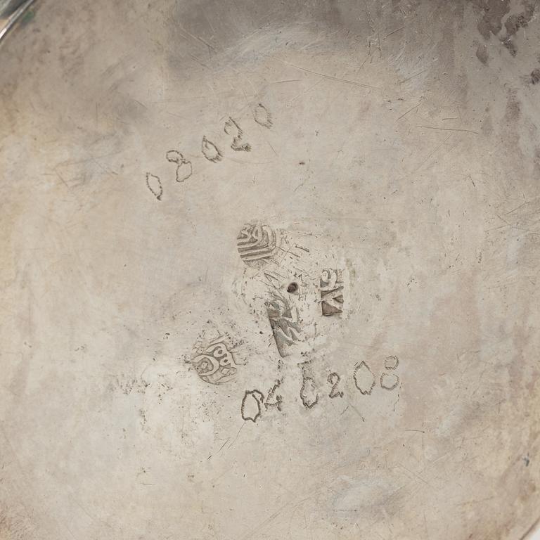 Cocktail shaker, silver, Persian, first half of the 20th century. Total weight 515 grams.