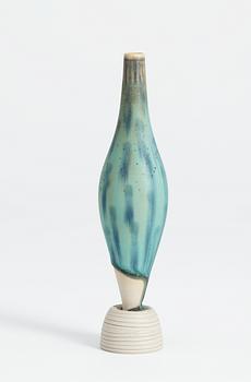 A Wilhelm Kåge 'Farsta spirea' stoneware vase, Gustavsberg studio 1958.