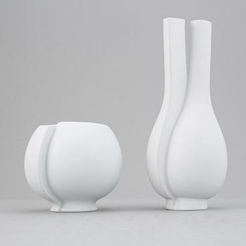 Wilhelm Kåge, two vases, "Surrea", Gustavsberg.