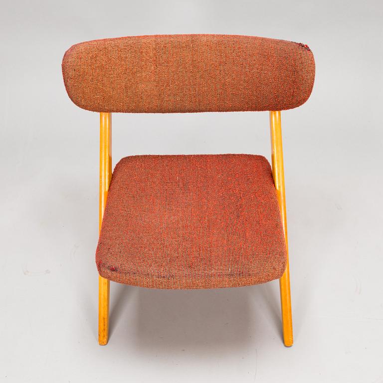 Ilmari Lappalainen, stol, "Bambino" modell 2429, Asko 1900-talets mitt.