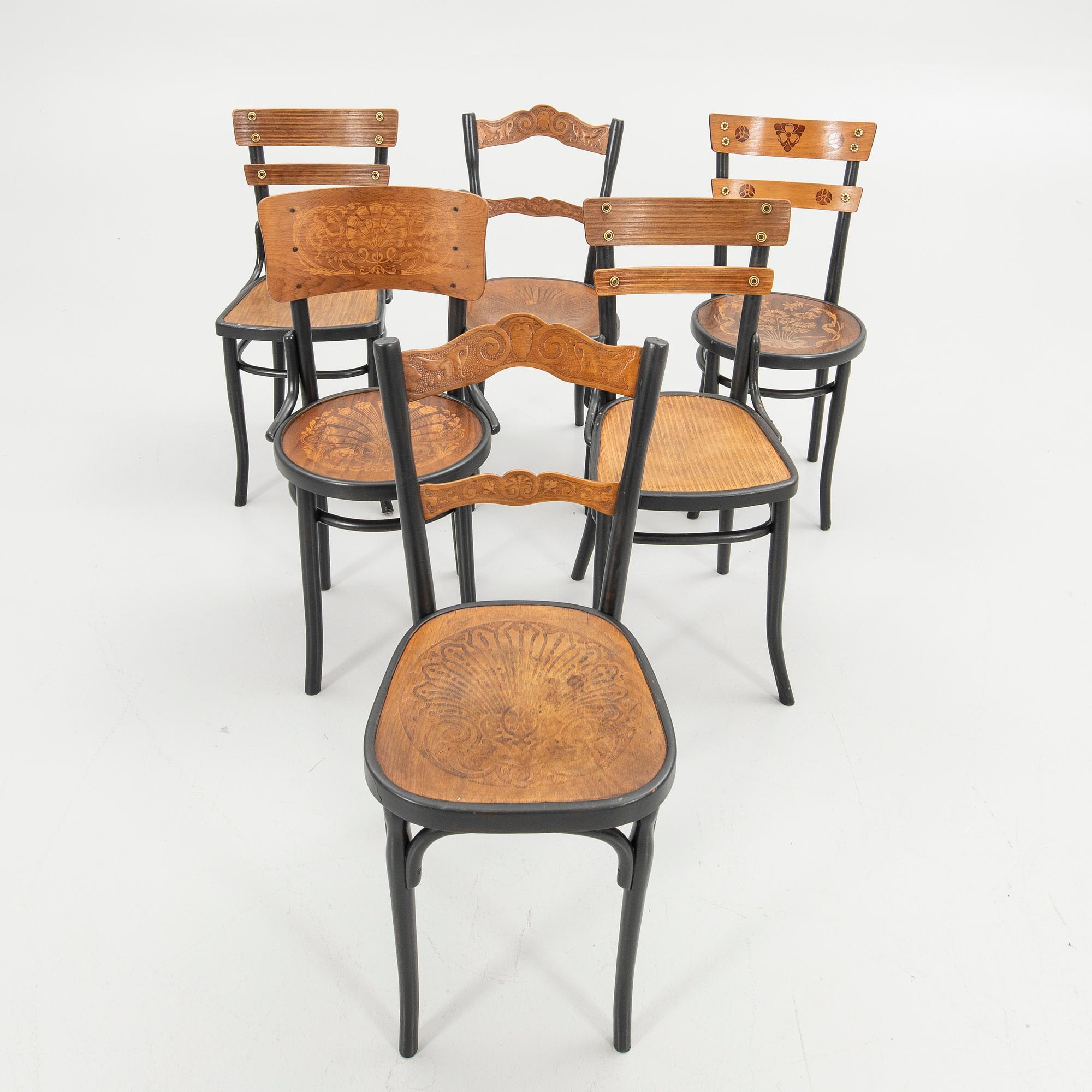 Stolar, 6 delar, 1900-talets första del.