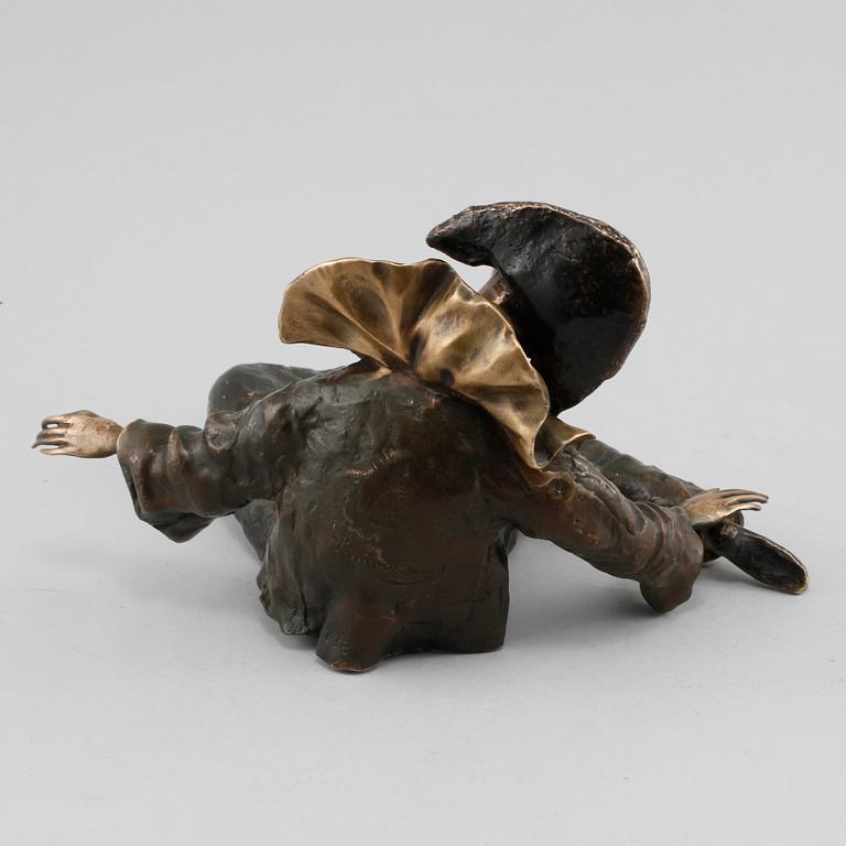 SKULPTUR, brons, otydligt signerad, daterad 1981 och numrerad 7/8.