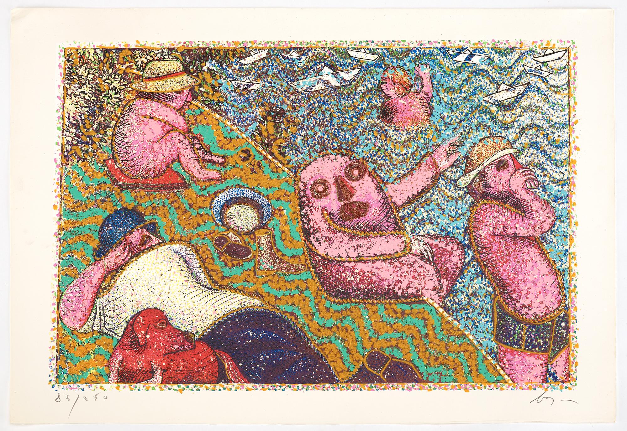 Enrico Baj, "Baj chez Baj".