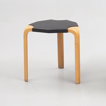 Alvar Aalto, stool, model X602, O.Y. Huonekalu- ja Rakennustyötehdas A.B., mid-20th century.