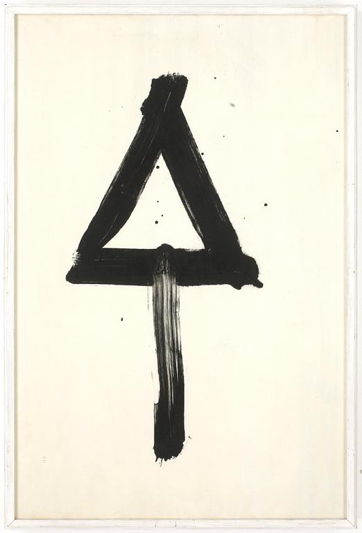 RUNE HAGBERG, akvarell på papper uppklistrad på pannå, monogramsignerad.