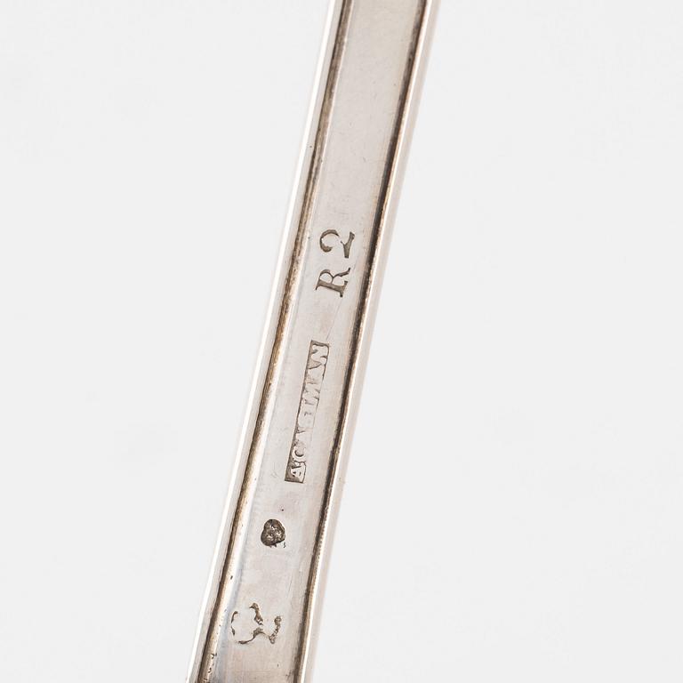 A Swedish Silver Ladle, mark of Anders Castman, Eksjö 1799.