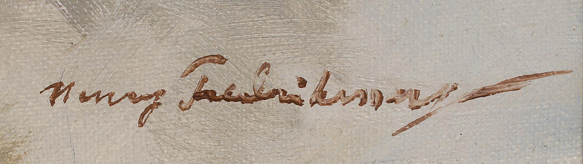 HENRY FREDRIKSSON, olja på duk, signerad.
