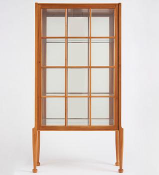 Josef Frank, a walnut showcase cabinet, Svenskt Tenn, Sweden, model B 2217, probably 1950s.