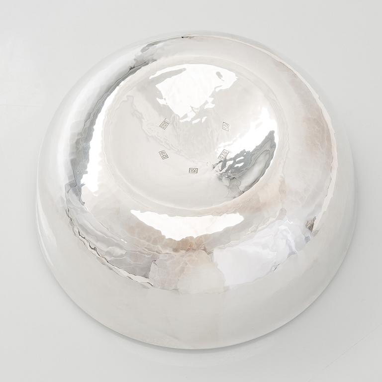 A sterling silver and enamel bowl, maker's mark of A. Tillander, Turku 2005.