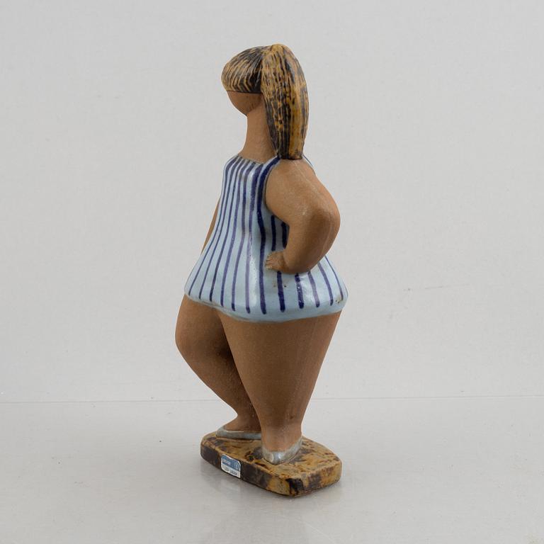 Lisa Larson, a stoneware figurine, 'Dora' from the series 'ABC-flickorna', Gustavsberg.