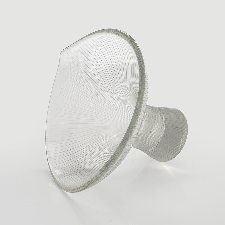 Tapio Wirkkala, A 'Chanterelle' glass vase, signed Tapio Wirkkala, Iittala.