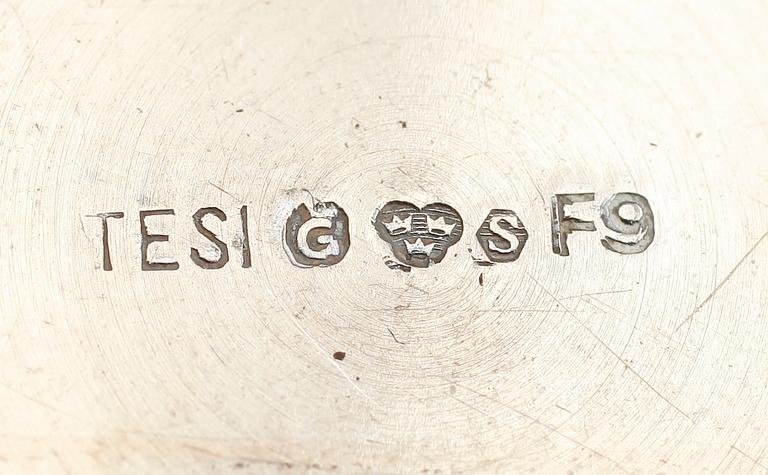 SILVERFÖREMÅL, 11 st, svenska stämplar. Vikt ca 392 g.