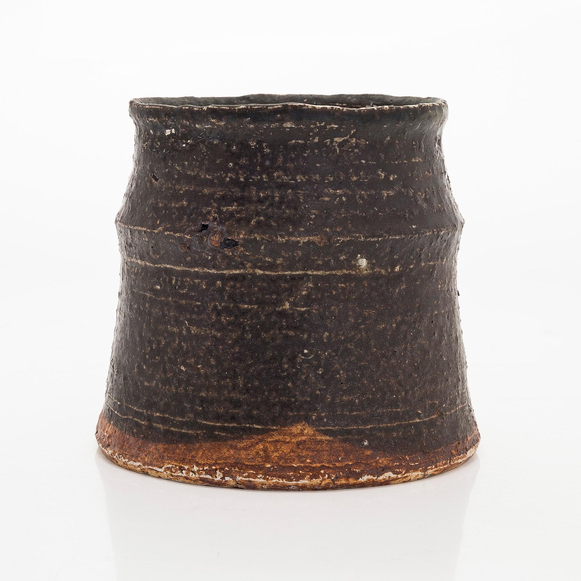 Kyllikki Salmenhaara, maljakko, kivitavaraa, signeerattu KS ARABIA.