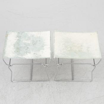 Nicole Äbischer, a pair of "Pyllon" stools, B & B Italia, 2006.