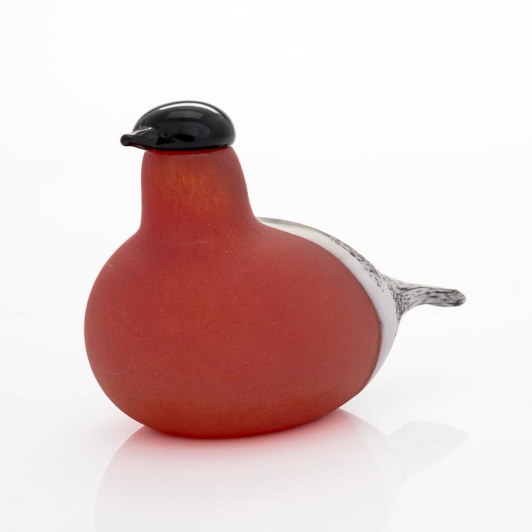 Oiva Toikka, A glassbird, 'Bullfinch', signed O. Toikka Nuutajärvi.
