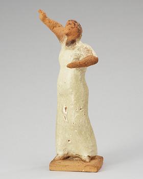 A Lisa Larson stoneware figur, Gustavsberg 1988.