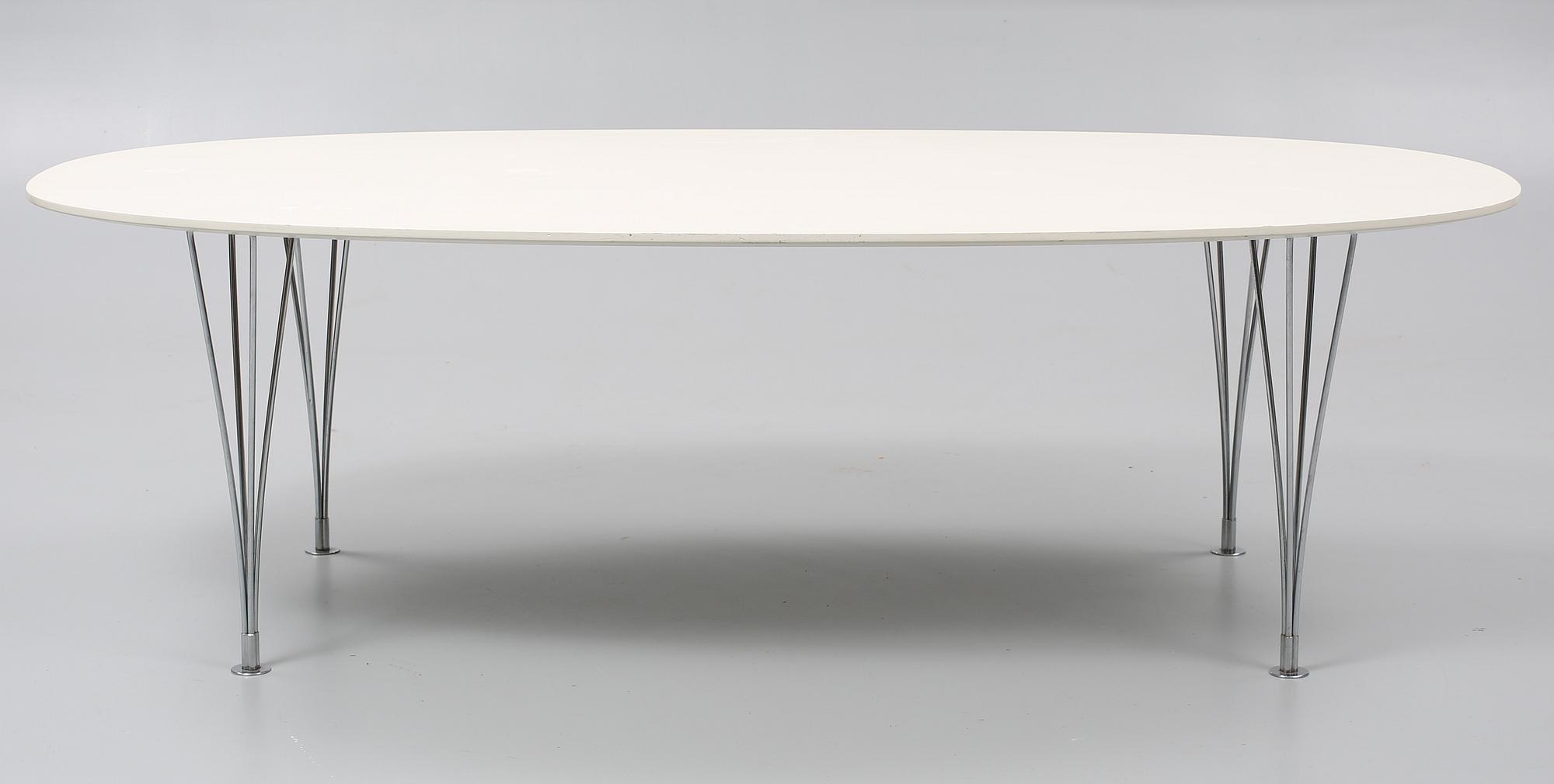 MATBORD, "Superellips", Bruno Mathsson och Piet Hein, Bruno Mathsson International Värnamo, formgivet 1964.