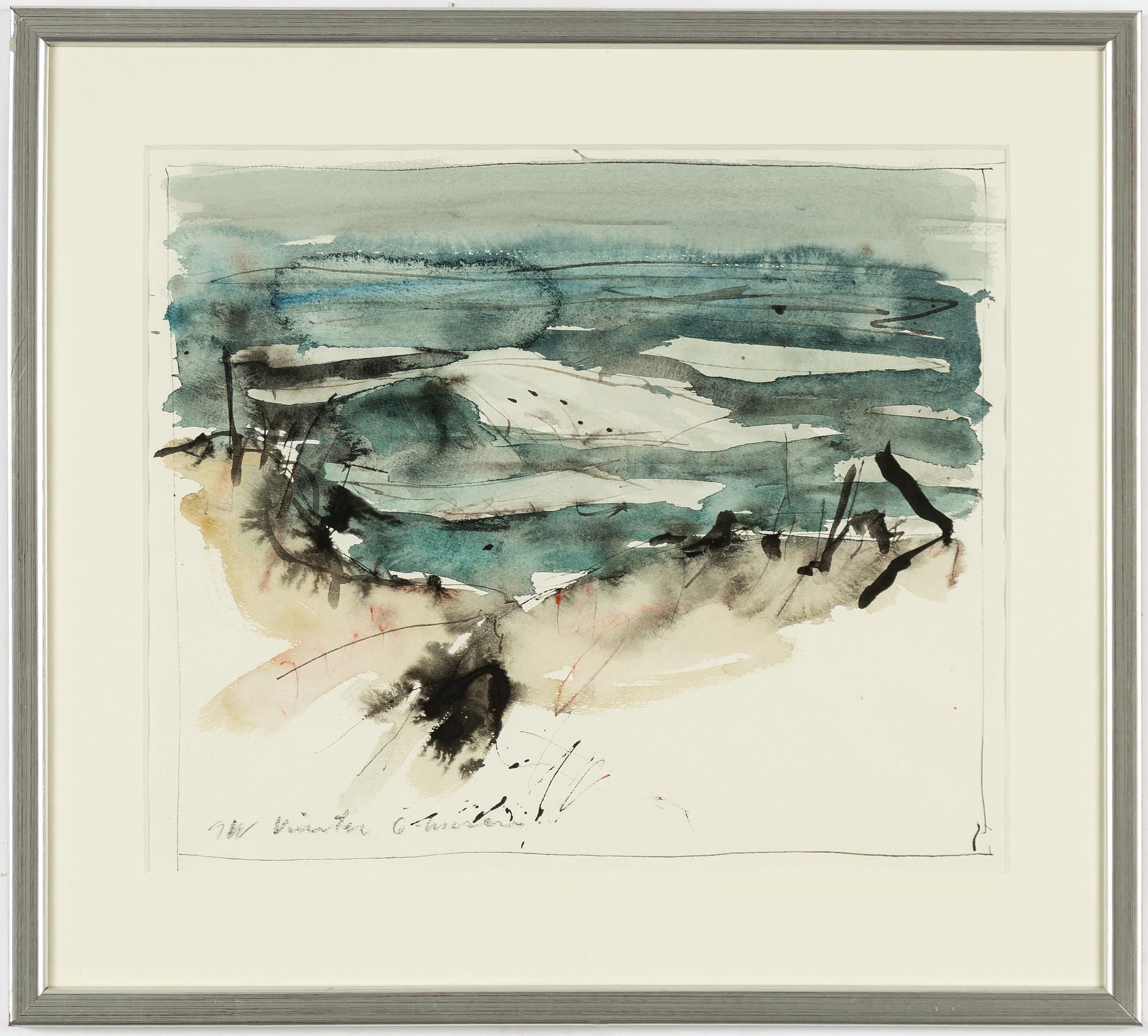 Gösta Werner, "vinter, Örnahusen".