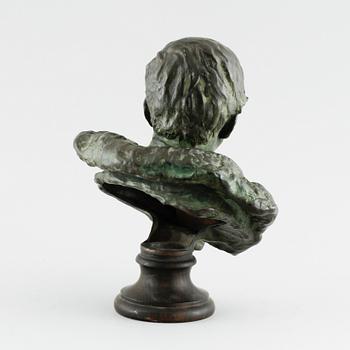 INGEL FALLSTEDT, a bronze sculpture, signed.
