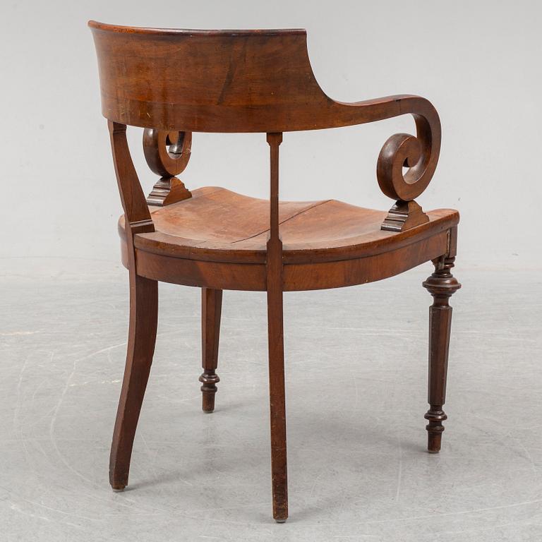 An 19th ct armchair.