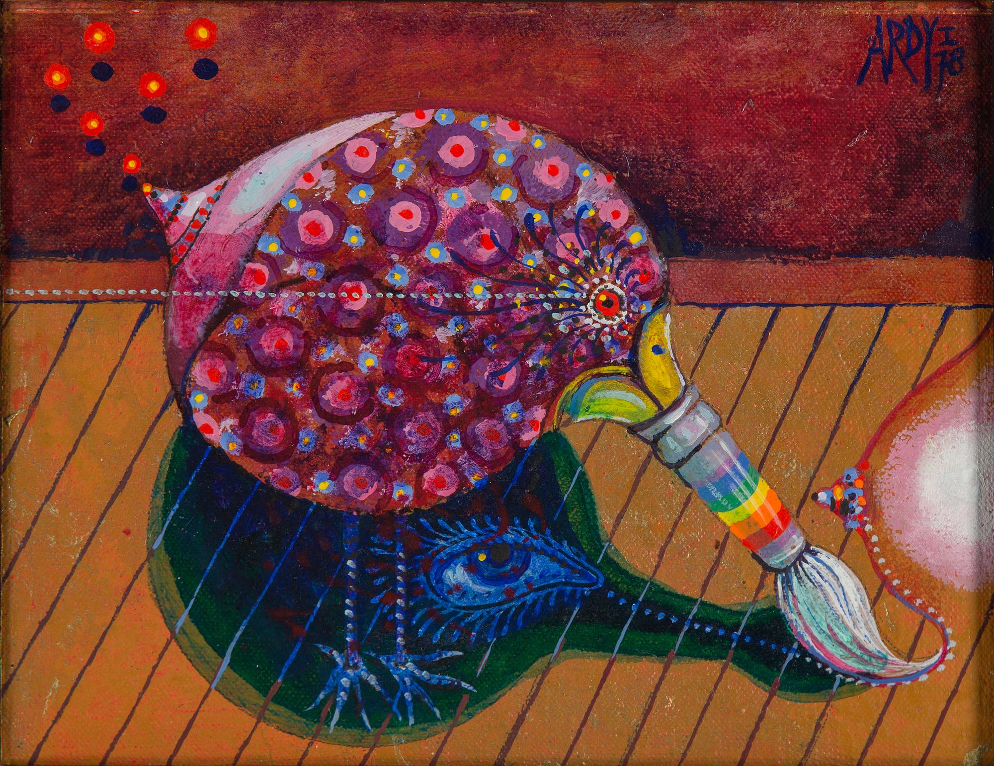 Ardy Strüwer, olja på duk, signerad och daterad -78.