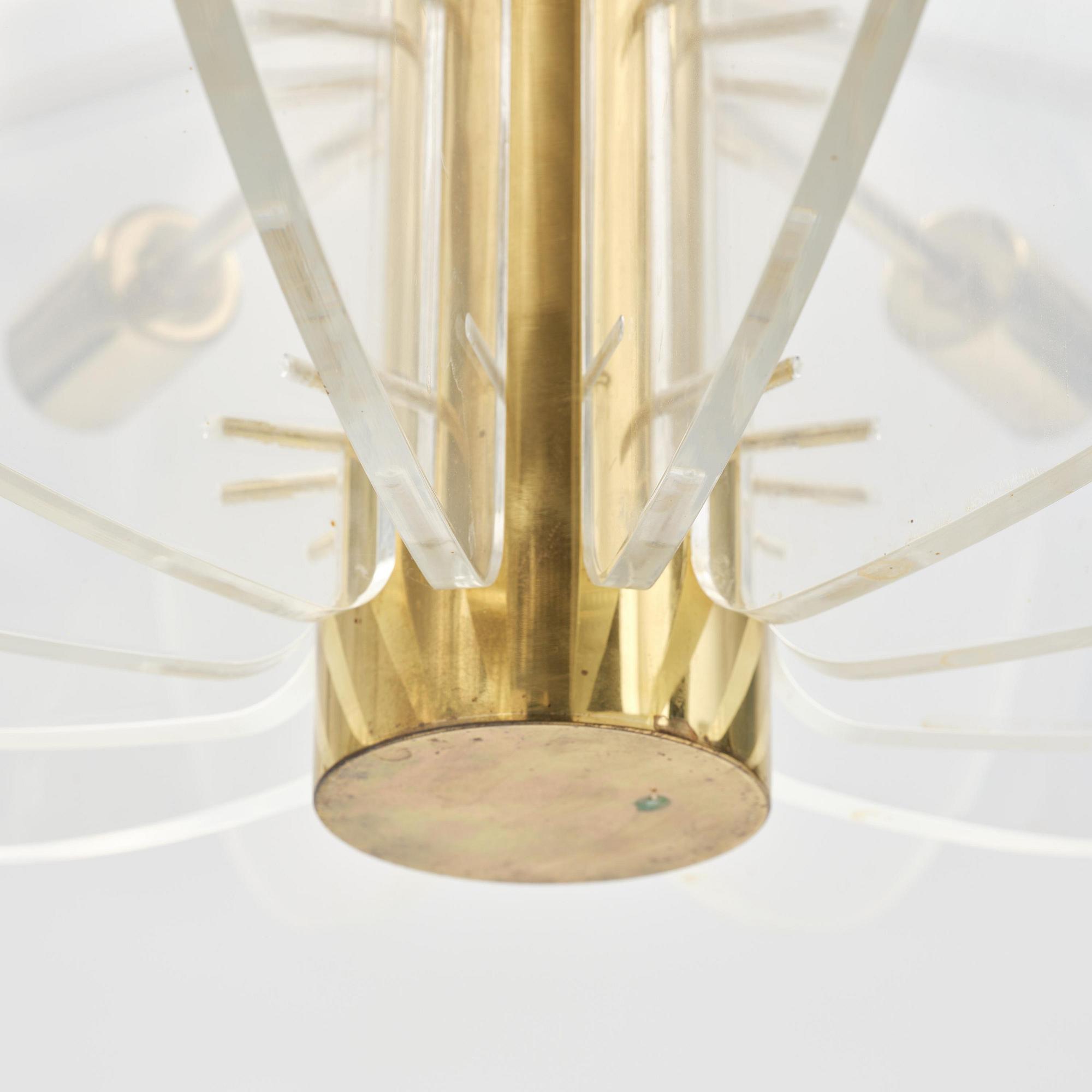 Hans-Agne Jakobsson, a rare ceiling lamp model "C 2438", Hans-Agne Jakobsson AB, Markaryd, ca. 1981-83.