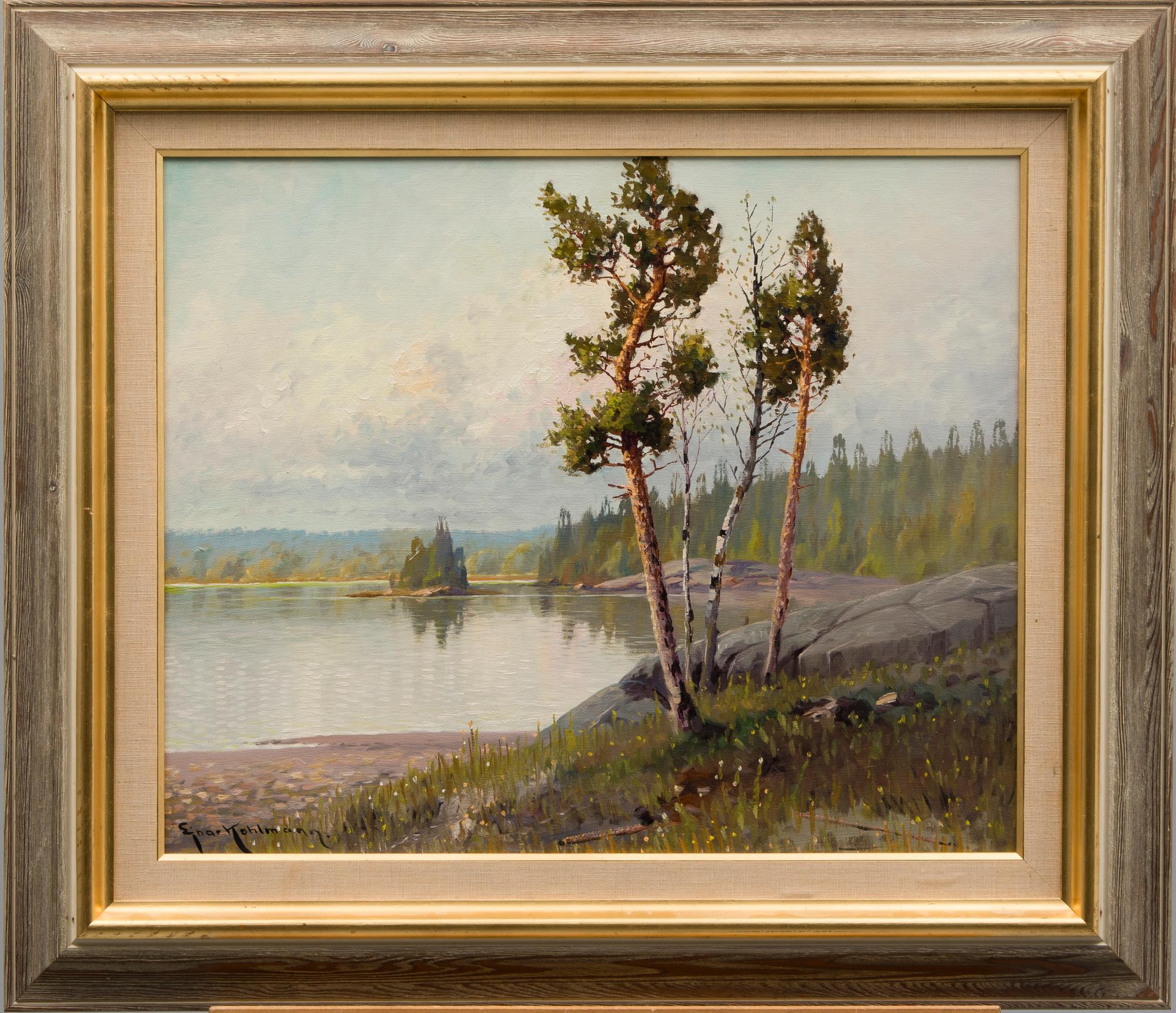EJNAR KOHLMANN, olja på duk, signerad.