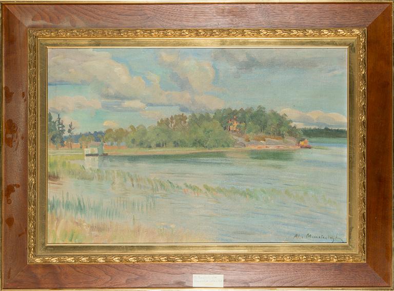 Ali Munsterhjelm, Kuusiston salmelta.