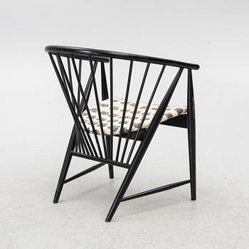 Sonna Rosén, karmstol, "Solfjädern", AB Nässjö stolfabrik, 1950/60-tal.